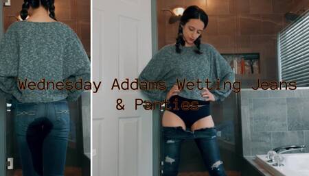 Wednesday Addams Wetting Jeans & Panties SD