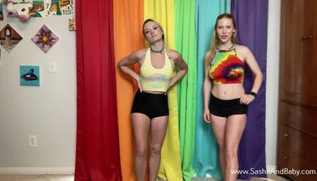 Trying On Crop Tops for our Perv Coach HALF HOUR TRY ON HAUL