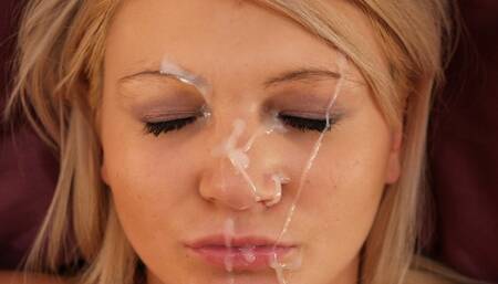 Ashley Reed Facial POV from "Natural Peach"