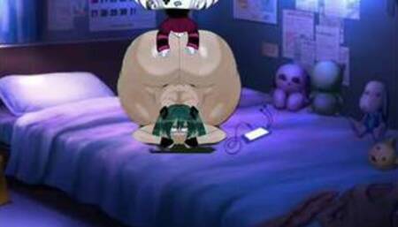 Miku's big ass fucks her Furry Dalmatian