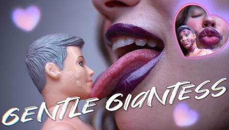 Gentle giantess sticky kiss 2 (dark purple)