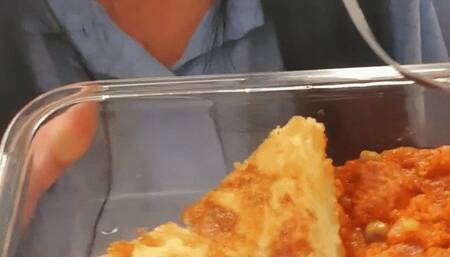 DINNER 004: Tortilla and meatloaf