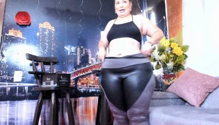 Kristen Hill Leggings Show, For you that love legging