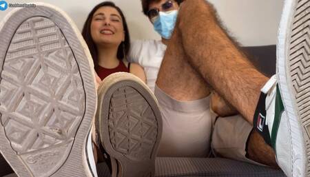 POV - Lick Our Dirty Shoes Clean (part 1) - Ripulisci le Nostre Suole con la Lingua (prima parte)