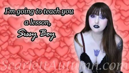 Teaching a lesson to the Sissy Boy - MP4 SD 480p