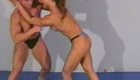 ***WeekEnd Special*** Topless Girl vs Girl Mat Action Charlene Rink and Michelle Ivers