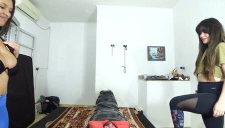 GASEOUS MISTRESS FARTING ON SLUT MAN PART 1 BY SCARLET WHITE AND BRUNA PAES CAM BY LETICIA FULL HD