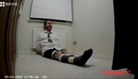 Adult school uniform bondage escape challenge