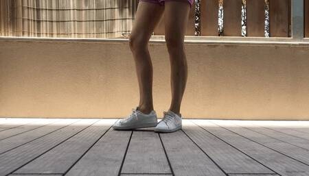 SORE FEET WITH BANDAIDS IN VERY UNCOMFORTABLE SNEAKERS - MP4 HD