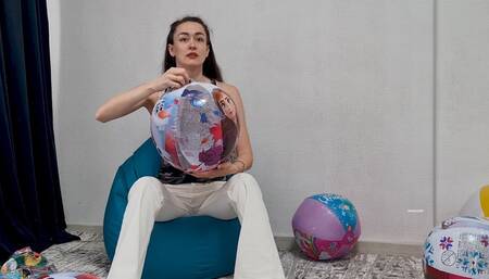 deflating a bunch of balls