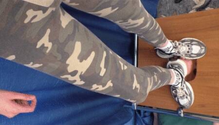 College girl in Balenciaga 3XL sneakers crushes my floor-face (part 2 of 5), flo559x 1080p