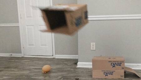 Fat Ass Jiggles and Shakes as Sexy Goddess Stomps on Disgusting Trash 4Ksmaller