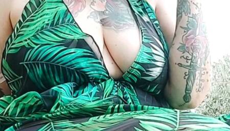 Chesterfield 100s - I'm on Vacation, But Not My Lungs - Deep Inhales - Crush - Bare Feet - Long Red Nails