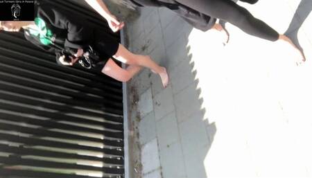 Three 18-year-old girls go barefoot for extreme bastinado session