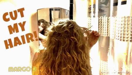 Hair Cutting Long Curly Strawberry Blonde Babe