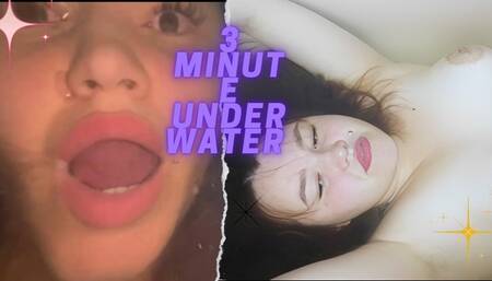 3 minute underwater hard