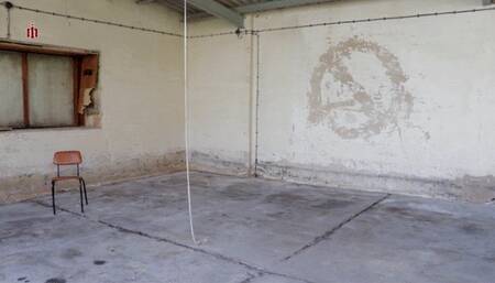 Two traitors are hosed down with ice-cold water