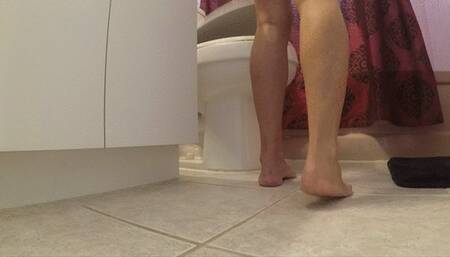 Pink panties down TOIET HUMILIATION