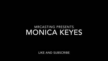 Monica Keyes Plays with her new toy