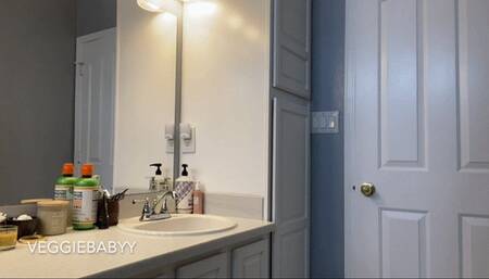 step-sister fucks you and pisses on your cock - HD