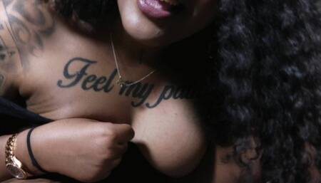 Kally XO masturbating on the sofa