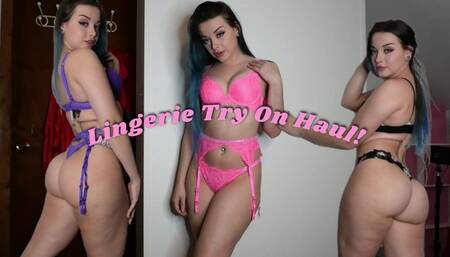 Sexy Lingerie Try On