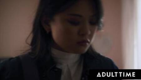 ADULT TIME - FEED ME Asian Lulu Chu's First Lesbian Experience With September Reign - PART 3