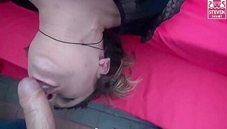 Public German Threesome: These Two Guys Bang My Shaved Pussy: Evaadams (full Scene Dating 40 Min
