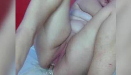 AprilSuni aka Lina Fernanda chaparro corzo Horny masturbations and taking huge dildo