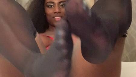 ASMR Stockings and Bare Soles