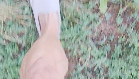 Tempest flexing while taking out trash