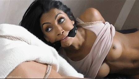 Courtney & Clover in: "Hurry - Cut Me Loose Before He Comes Back!": Too Damned Late for BushWhacked HouseSitter Babes in Peril! (HD)