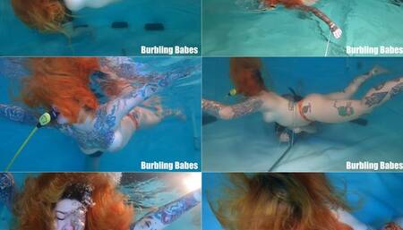 Quinn Underwater Face Down Spread Eagle