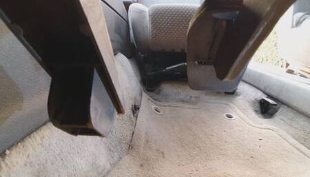 Pedal Pumping VIEW UNDER PEDAL third try Winter BOOTS WMV