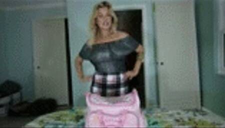 ABDL Diapered Sissified and CUCKED by Wife Brandon