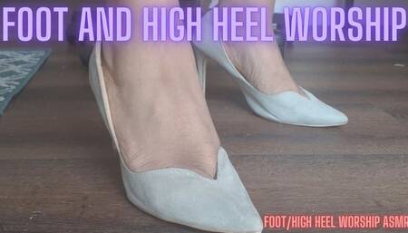 BBW Feet and High Heel Worship | featuring: ASMR BBW Feet High Heels Dirty Feet Red Nails Painted Toes (1080P MP4)