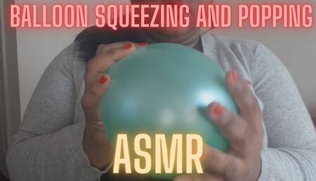 Balloon Squeezing and Popping | featuring: ASMR Balloon Popping Squeezing Blowing Up (1080P MP4)
