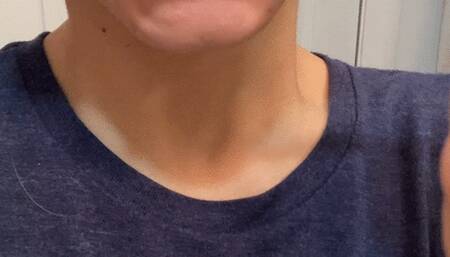 Brushing my jacked up teeth