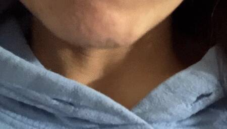 Watch my dirty teeth as I crunch on nuts