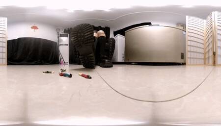 Ella Student Dress Up and Tread on 3 Dwarves 360VR MP4