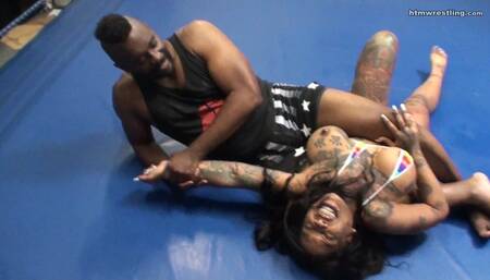 Sprinkle vs Darrius Mixed Wrestling - SD -MP4