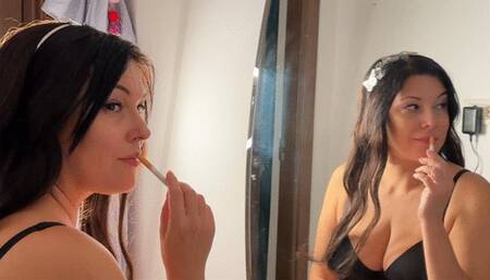 Smoke and mirrors, and lipstick