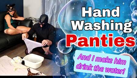 Washing my Panties - Femdom Servitude & Male Slave Training