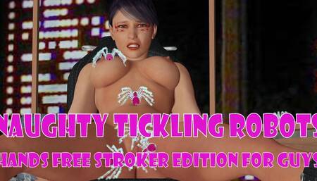 Fluffy Tickling Robots Hands Free Stroker Edition for Guys