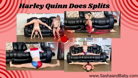 Harley Quinn Does Splits - Costume Flexibility Fetish