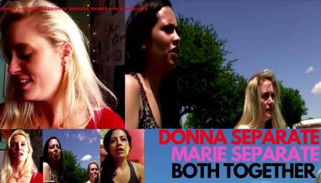 DONNA AND MARIE AND THE 4 SSSS CELEBRATION OF SNEEZE, SNORT, SPITTING AND SNOT! SEPARATE AND TOGETHER! MP4 VERSION