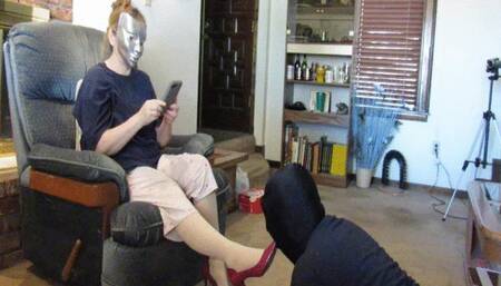 Pink Heel Worship part 1