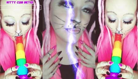 STRAIGHT Watching Porn with Kitty to Produce milk for her