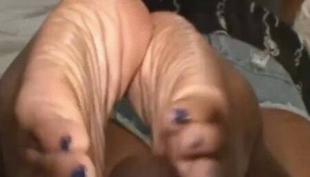 Storm Vertical Vid Footjob