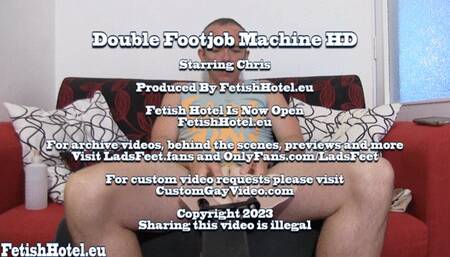 Double Footjob Machine HD